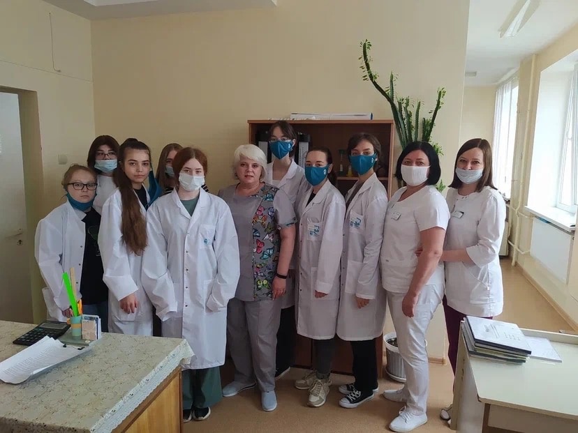 Обучающиеся 10 класса медицинского класса посетили ОГБУЗ «Волоконовская ЦРБ».