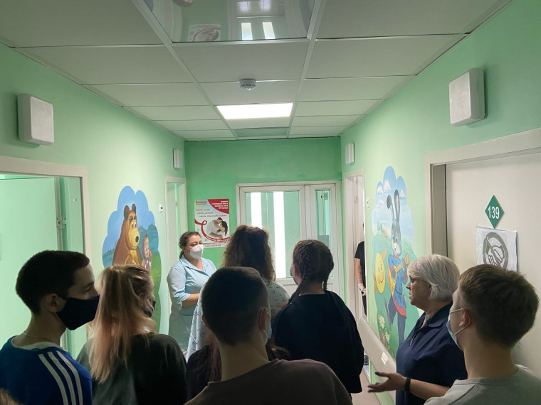 Экскурсия учащиеся медицинского класса в ОГБУЗ «Волоконовская ЦРБ».
